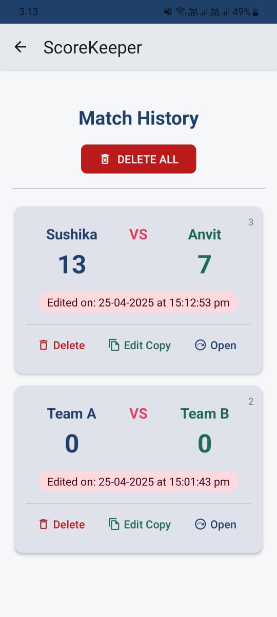 Scorekeeper screenshot 6