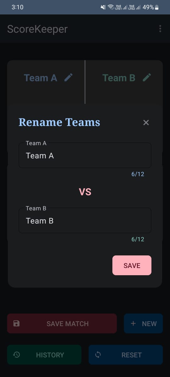 Scorekeeper screenshot 8